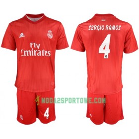 Koszulka Real Madryt Sergio Ramos 4 Dziecięcy Trzeci Stroje Piłkarskie 2018/19 Krótki Rękaw